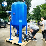 干式移動雙槍噴砂機(jī)