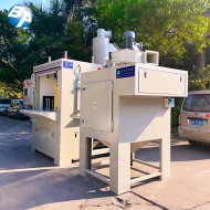 防爆全自動回轉轉盤式噴砂機 PLC (配濾芯式集塵機）